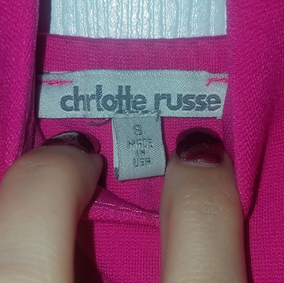 Pink Criss Cross Front Bodycon Dress - Small - Picture 6 of 8